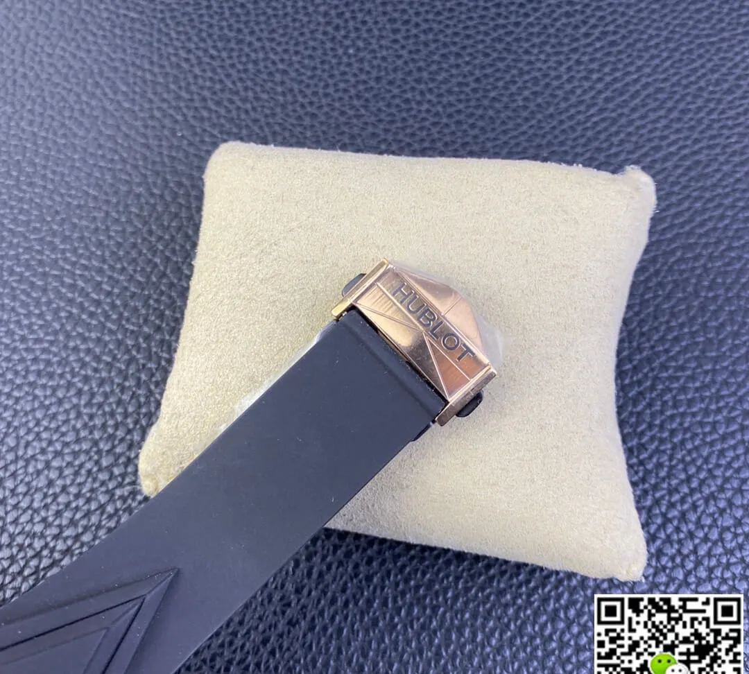 Hublot Big Bang Sang Bleu II 418.OX.1108.RX.MXM19 BB Factory 1:1 Best Edition Replica Watch Black Strap